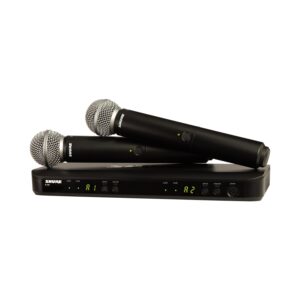 Shure BLX288E-SM58 Ricevitore, 2x trasmettitori a gelato