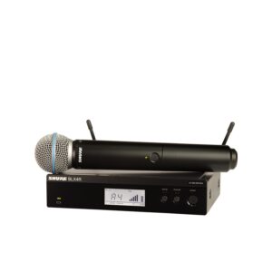Shure BLX24RE-B58 Sistema wireless BLX4RE, BLX2/BETA58, WA371. (M17)