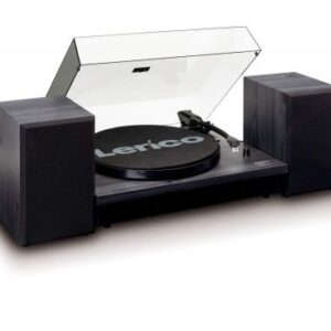 LENCO LS-300 Black Giradischi amplificato a 2 velocità