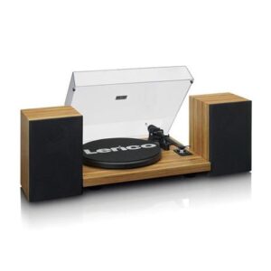 LENCO LS-500 Wood Giradischi amplificato a 2 velocit&agrave;