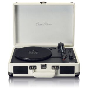 LENCO TT-115 Cream Phono valigia a 3 velocità