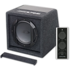 ALPINE SWE-815 SUBWOOFER AMPLIFICATO in CASSA da 8&rdquo;
