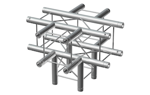 Beamz P24-C55 DECO Tr.5way T junction+cpl Traliccio Americana quadrato