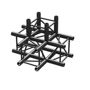 Beamz P30-T42 Truss 4 way T-junction BLK
