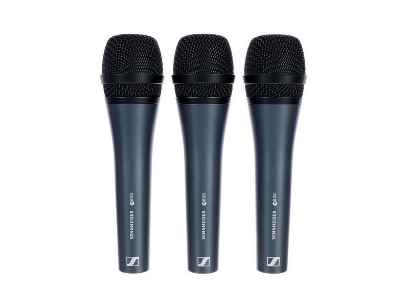 SENNHEISER 3PACK e835 Set 3 microfoni