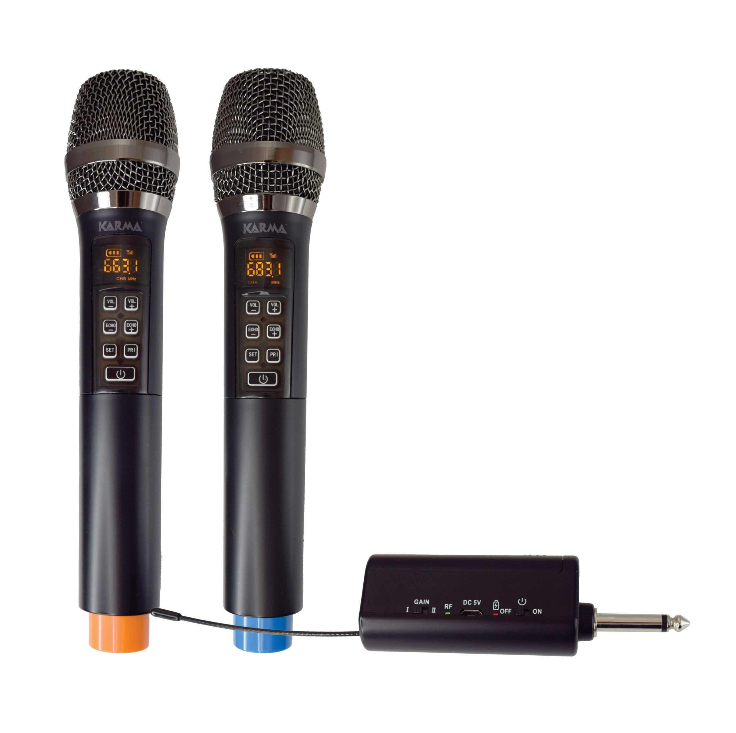KARMA VOICE 2M Radiomicrofono doppio palmare