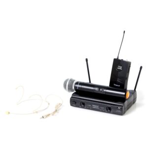 BESPECO GM9882H Doppio radiomicrofono Headset UHF