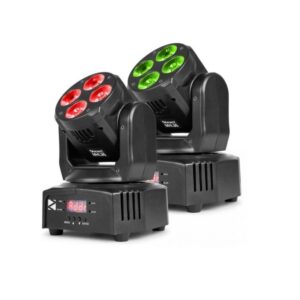 BeamZ MHL36 Set 2xWash 4x9W 3in1 incl bag