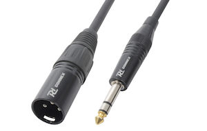 Power Dynamics Connex CX44-1 Cable XLR M-6.3 Stereo 1.5m