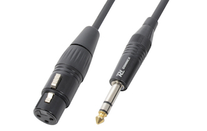 Power Dynamics Connex CX46-1 Cable XLR F-6.3 Stereo 1.5m