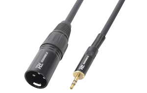 Power Dynamics Connex CX47-1 Cable 3.5 St.- XLR M 0,5m