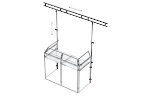 Vonyx DB3L Lightbridge for DB3 2,7m+bag