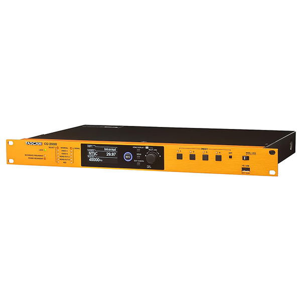TASCAM CG-2000 GENERATORE MASTER CLOCK + WORLDCLOCK + GPO