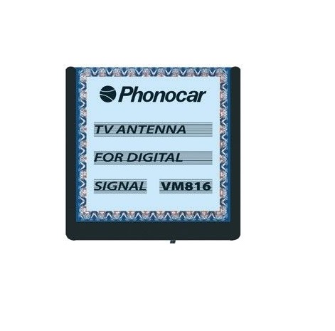 Phonocar VM816 Antenna TV portabollo amplificata per segnale Digitale