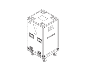 JBL SRX906LA Flight case
