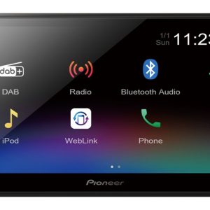 Pioneer DMH-A340DAB Lettore multimediale con display multi-touchscreen da 6,8"