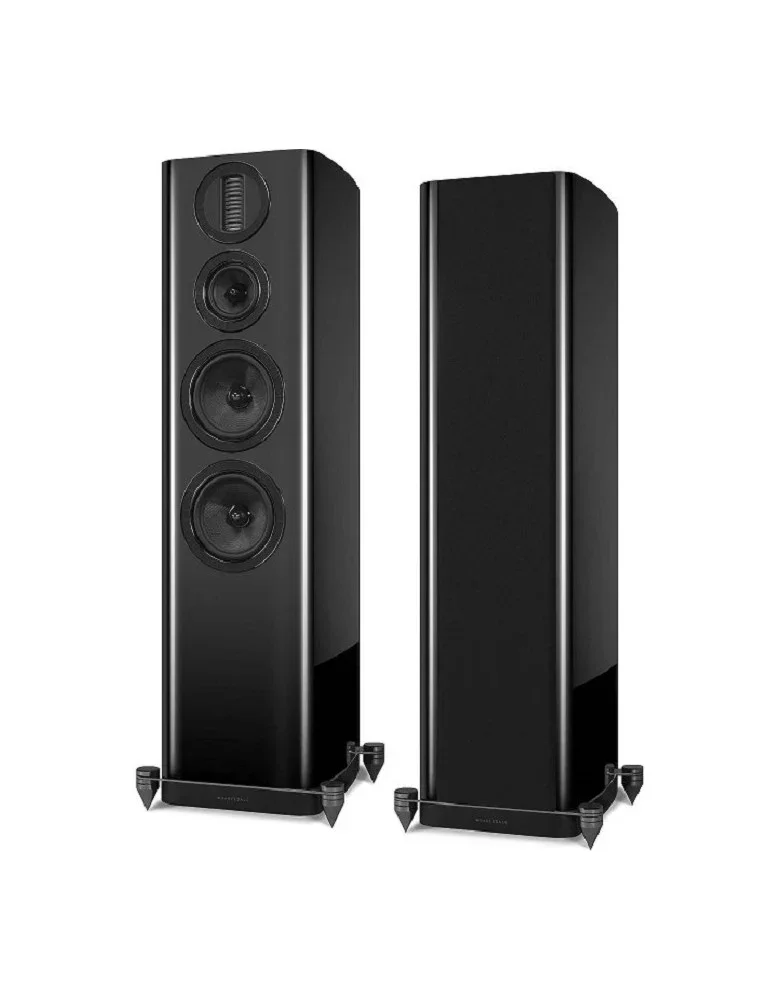 Wharfedale AURA 4 Black hi-gloss Coppia diffusori Hi-End da pavimento