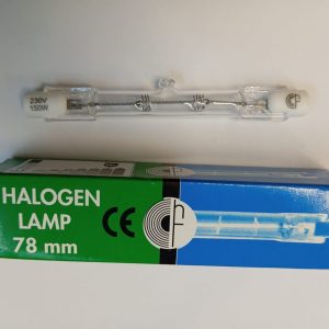 Halogen Lamp R7S Base  230v 150w