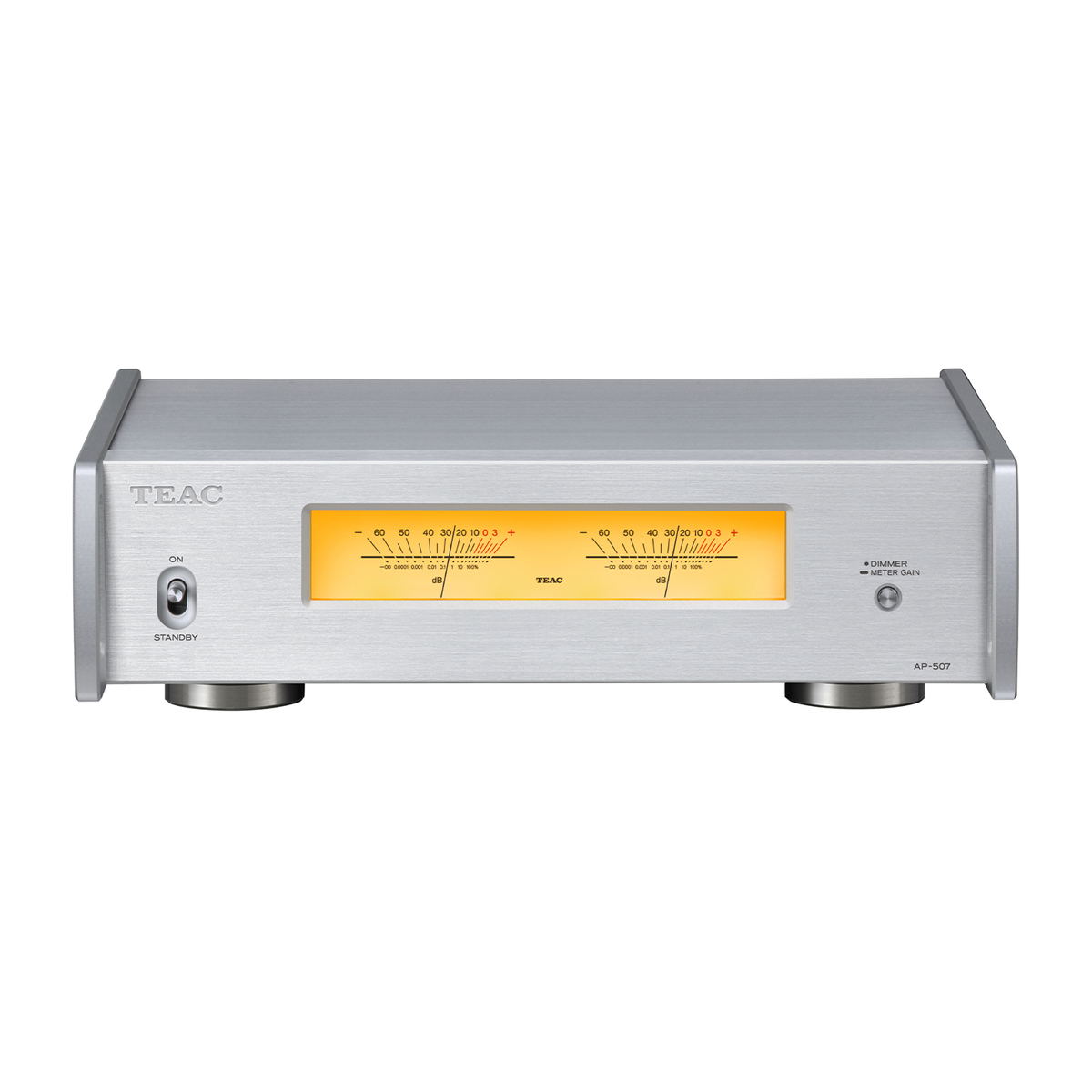 Teac AP-507 Stereo Power Amplifier Silver