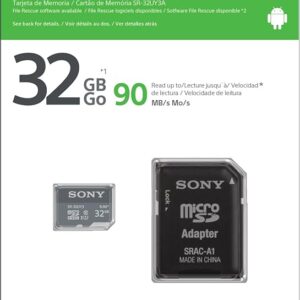SONY Micro SD HC 32 GB Con adattatore
