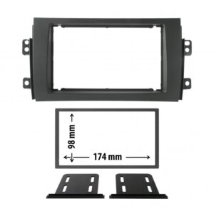 PHONOCAR 03624 Mascherina Autoradio 2DIN Fiat Sedici - Suzuki SX4