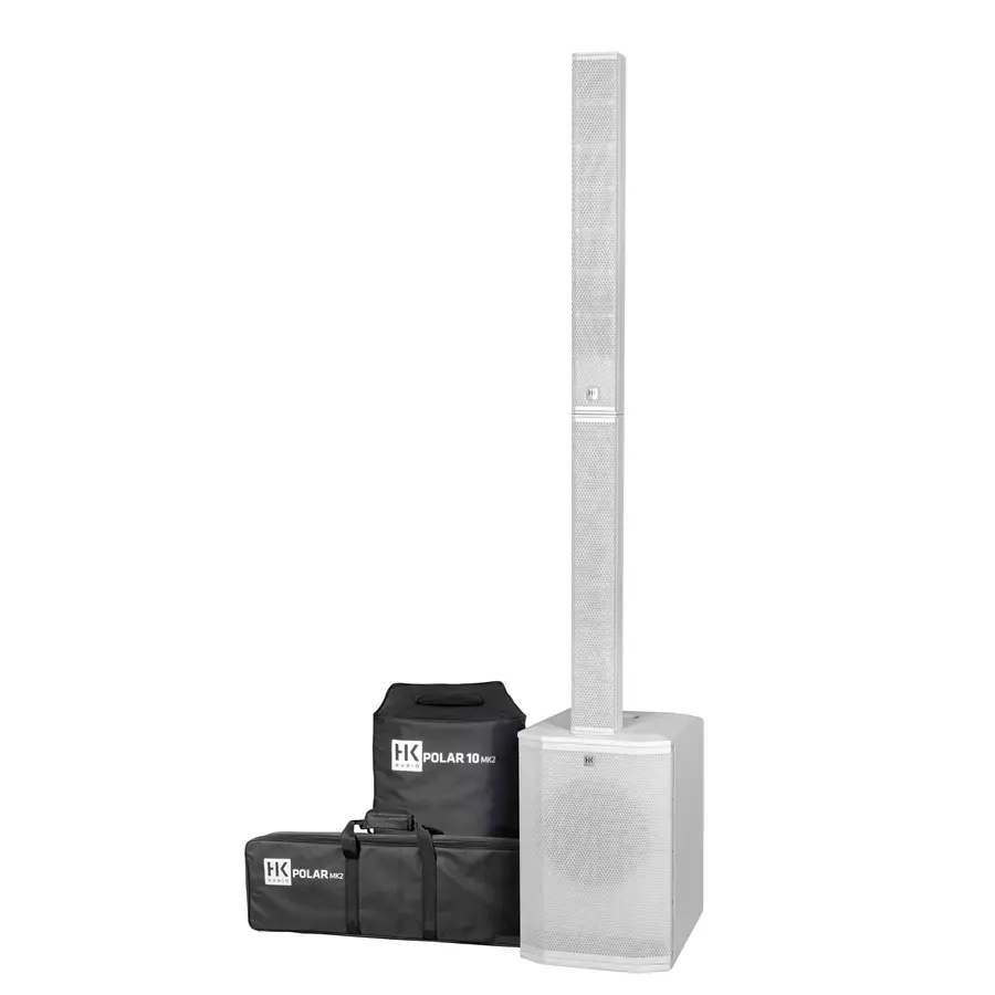 HK Audio Polar 10 MKII White Sistema PA a Colonna Attivo 2000W